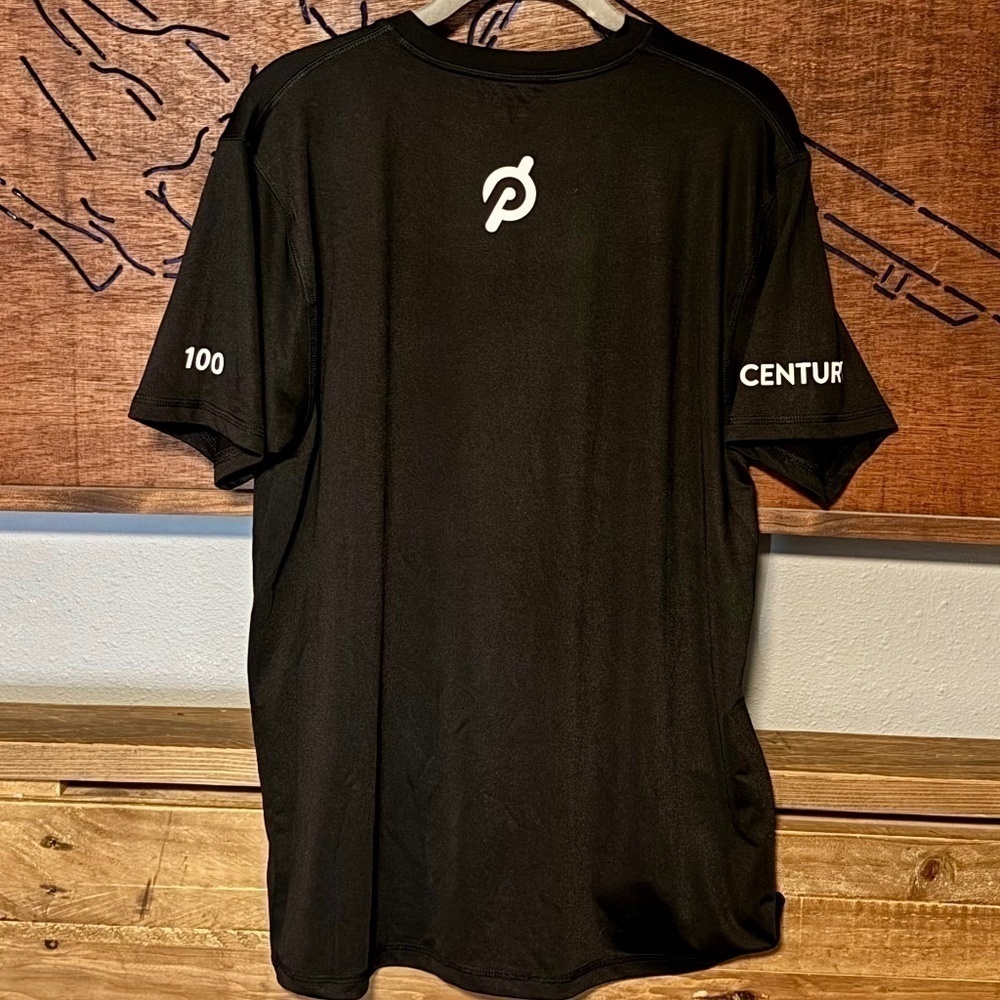 Peloton Black Logo Century Shirt Womens, Size Medium - Picture 2 of 3